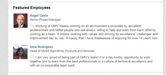 Empleado destacado GMV LinkedIn